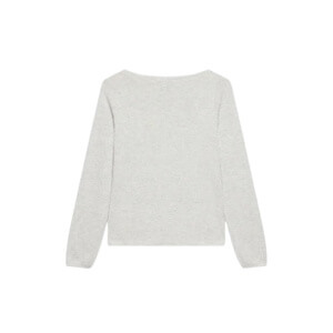 Mint Velvet Grey Button Detail Knit Top
